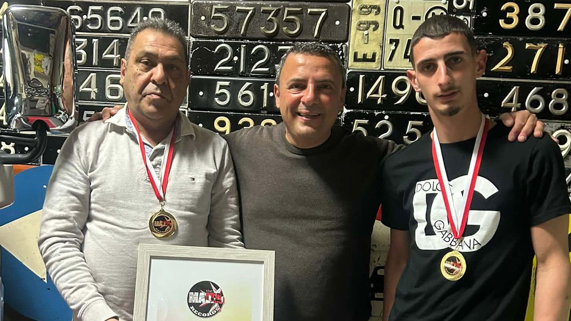 Local Breaks 3 Records In A Row For Number Plate Collection