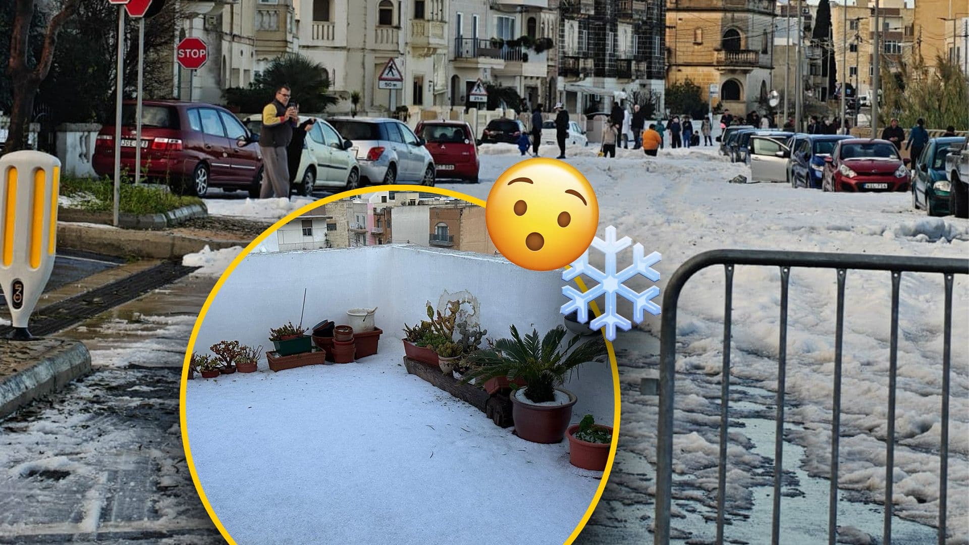 The Closest Thing To Snow Malta Has Ever Seen