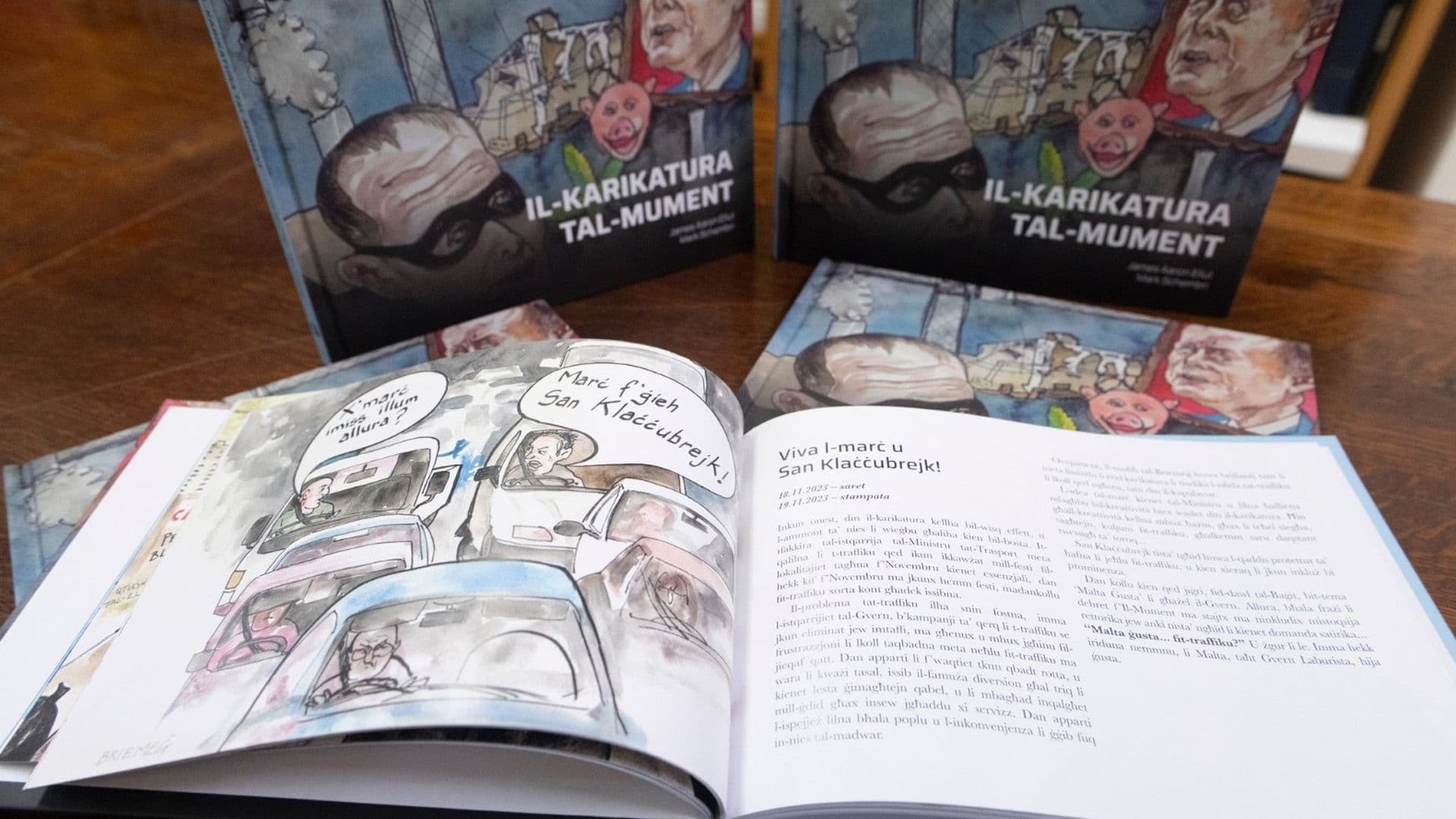 INFORMA Launches 1st Book ‘Il-Karikatura Tal-Mument’