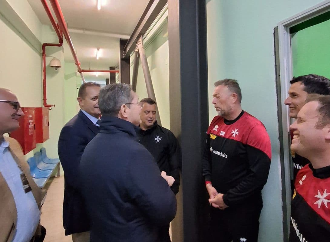 Maltese Ambassador Visits U21 National Team Ahead of Tough Greece Clash