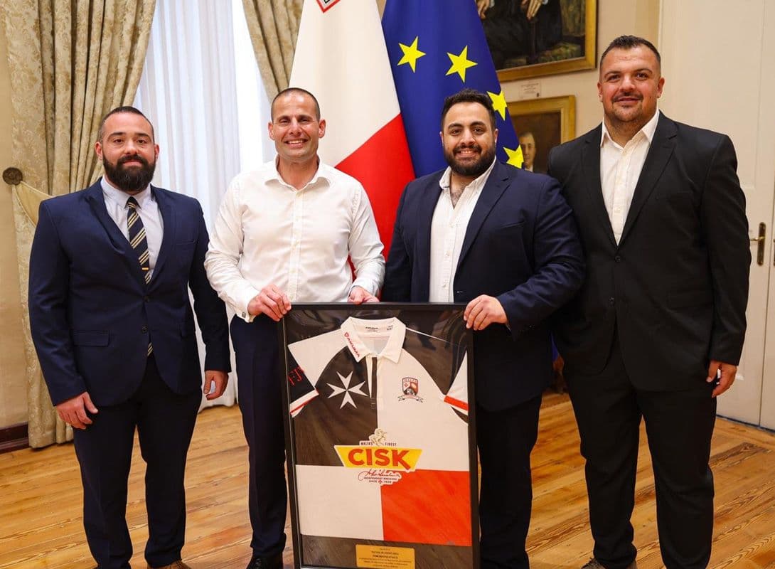 Malta Rugby Union meets Prime Minister Ahead of Crucial Promotion Play-Off