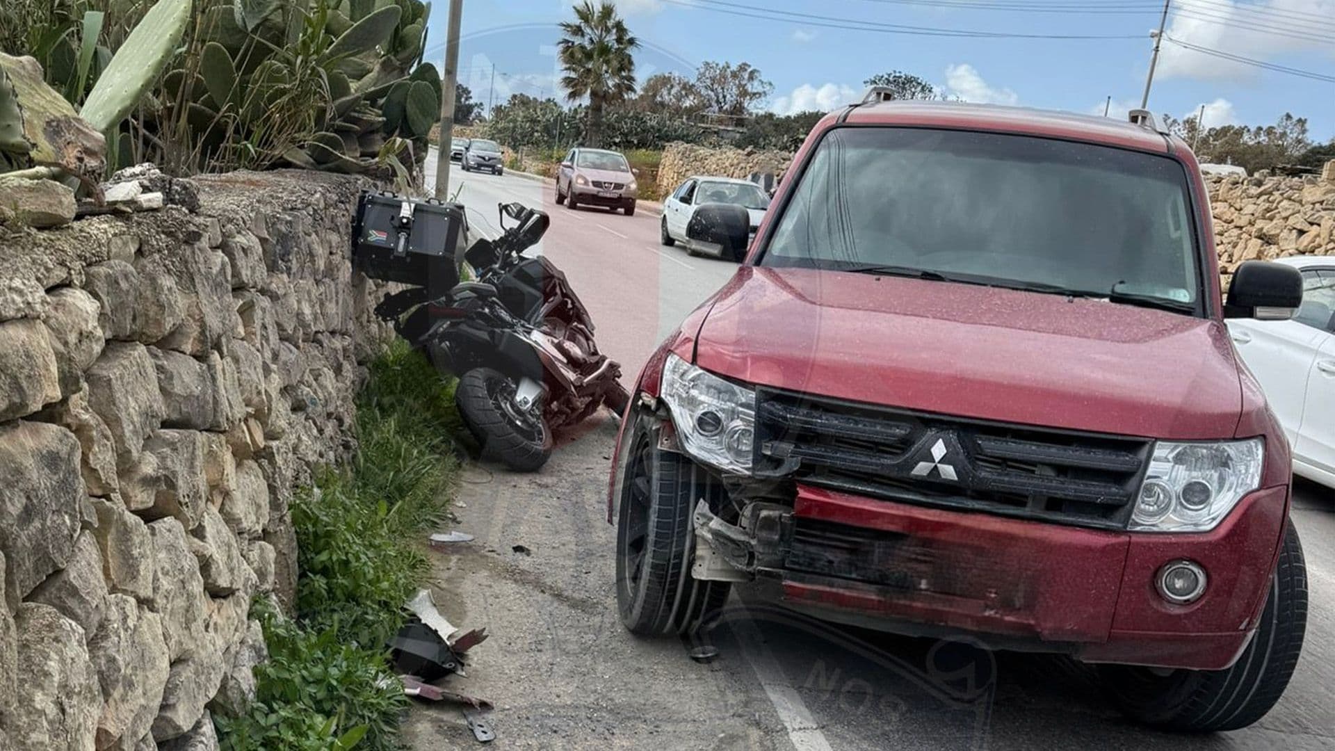 Motorcyclist & Passenger Grievously Injured In Wied il-Għajn Crash