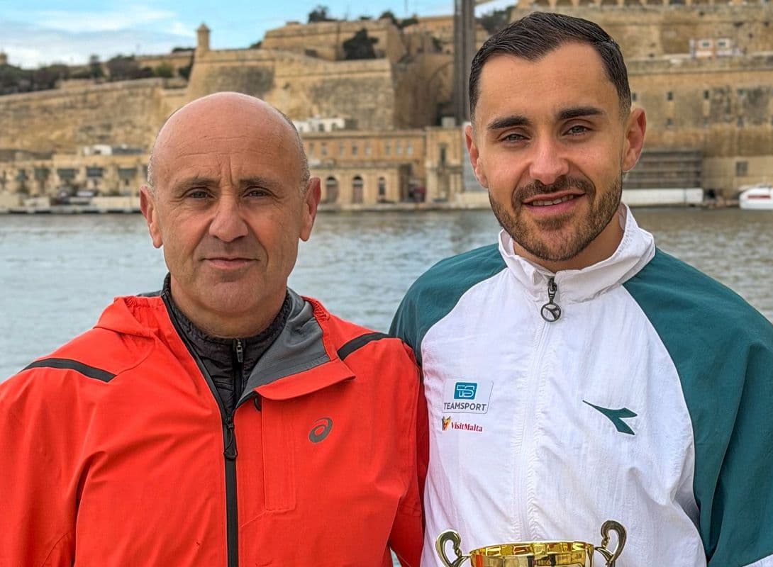 Dillon Cassar Shines with Podium Finish at Corsa Malta Half Marathon