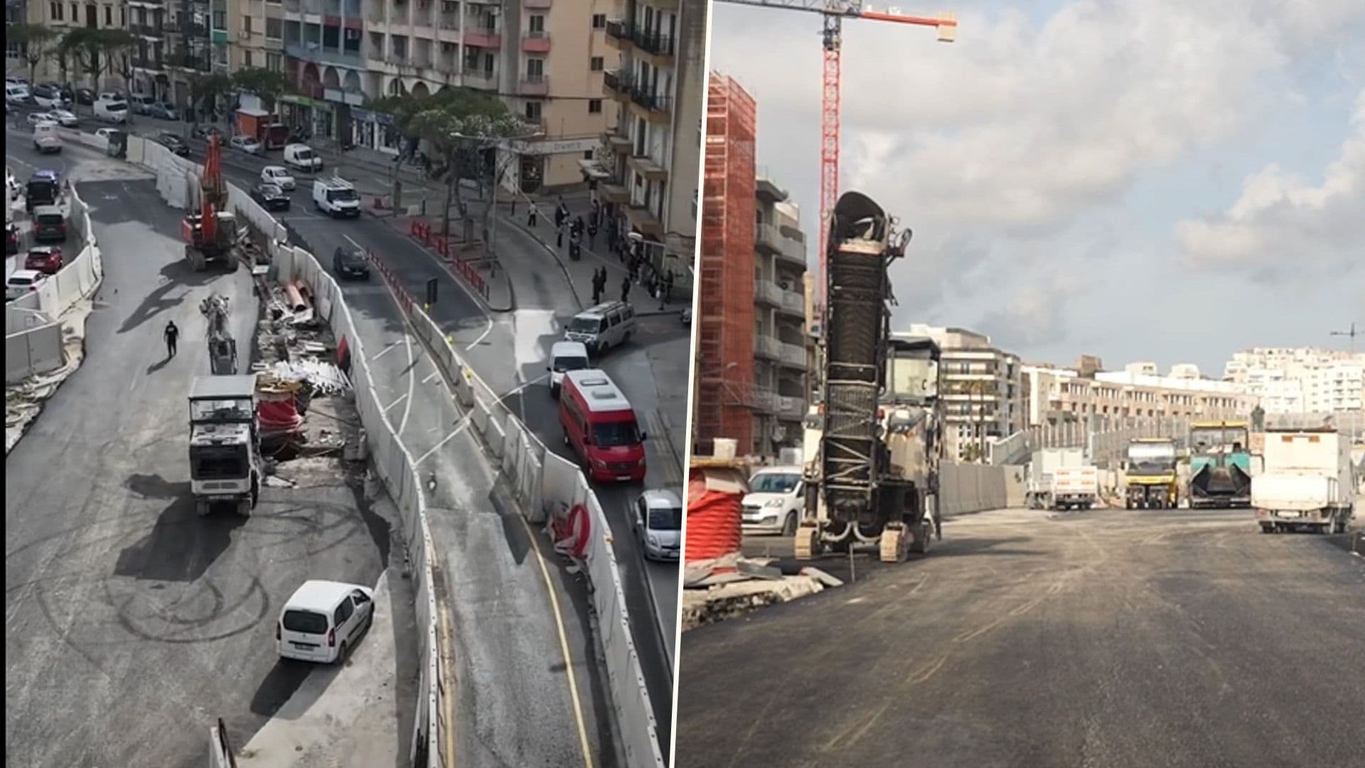 Road Down From Skate Park On Imsida Creek Project Opens Today