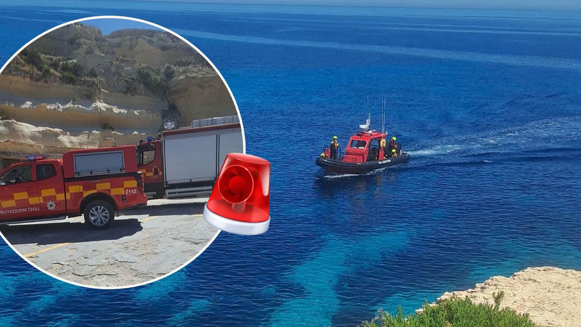 Civil Protection Rescue Woman In Nadur After She Breaks Her Leg