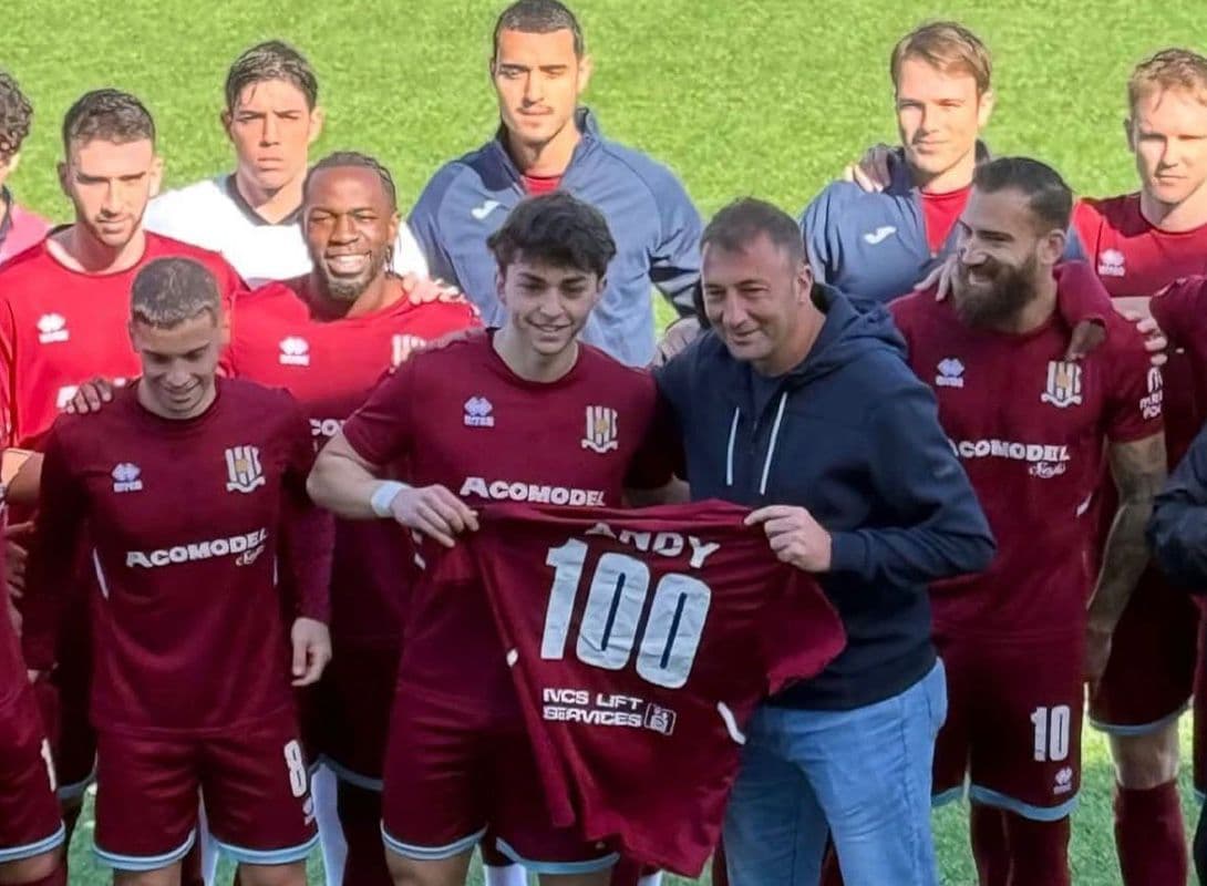 Andy Borg reaches 100 appearances for Gżira United at just 21